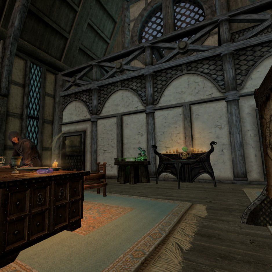 ELFX + Paraphernalia Ambience in Skyrim VR Dragonsreach court wizard ...